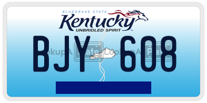 BJY608  license plate in KY