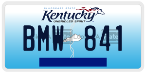 BMW841  license plate in KY