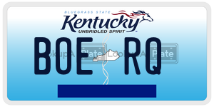 BOERQ  license plate in KY