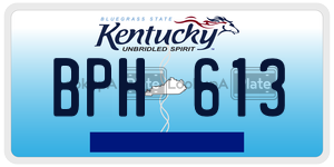 BPH613  license plate in KY
