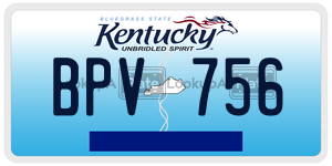 BPV756  license plate in KY