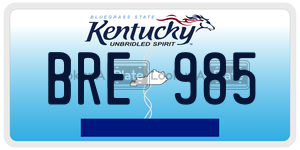 BRE985  license plate in KY