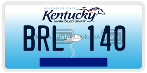 BRL140 license plate in Kentucky