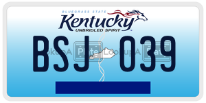 BSJ039  license plate in KY