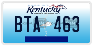 BTA463  license plate in KY