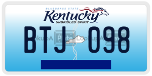 BTJ098  license plate in KY