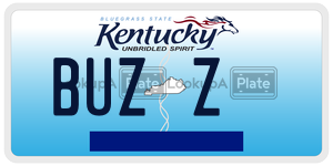 BUZZ  license plate in KY