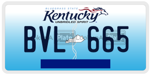 BVL665  license plate in KY