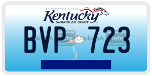 BVP723  license plate in KY