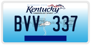 BVV337  license plate in KY