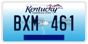 BXM461  license plate in KY