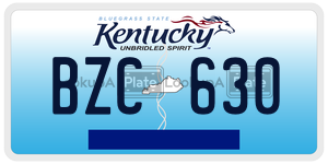 BZC630  license plate in KY
