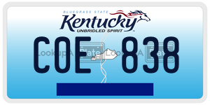 C0E838  license plate in KY