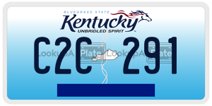 C2C291 license plate in Kentucky