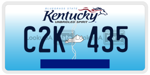 C2K435  license plate in KY