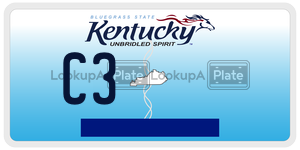 C3 license plate in Kentucky