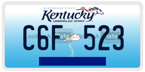 C6F523  license plate in KY