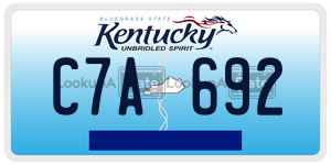 C7A692  license plate in KY