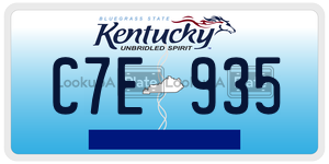 C7E935  license plate in KY