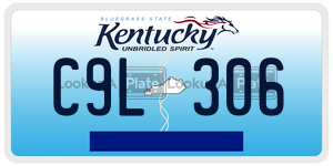 C9L306  license plate in KY