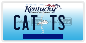 CATTS  license plate in KY