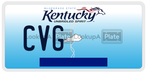 CVG  license plate in KY