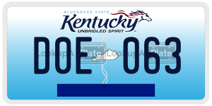 D0E063  license plate in KY