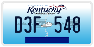 D3F548  license plate in KY