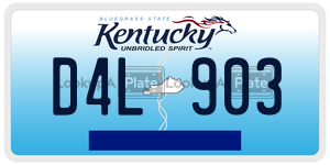 D4L903  license plate in KY
