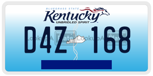 D4Z168  license plate in KY