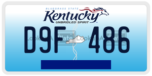 D9F486  license plate in KY