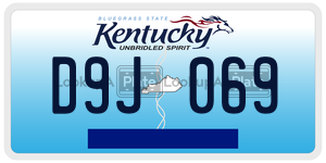 D9J069  license plate in KY
