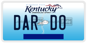 DARDO license plate in Kentucky