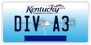 DIVA3  license plate in KY