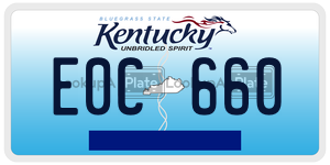 E0C660  license plate in KY