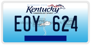E0Y624  license plate in KY