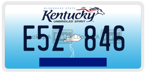 E5Z846  license plate in KY