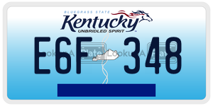 E6F348  license plate in KY