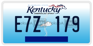 E7Z179 license plate in Kentucky