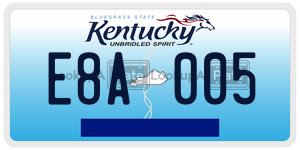 E8A005  license plate in KY