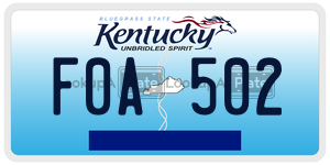 F0A502  license plate in KY