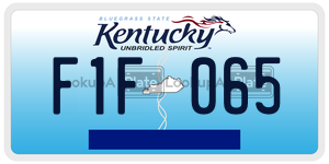 F1F065  license plate in KY