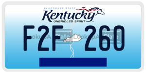 F2F260  license plate in KY