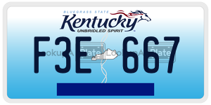 F3E667  license plate in KY