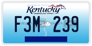 F3M239  license plate in KY