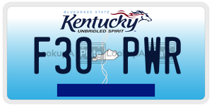 F3OPWR  license plate in KY