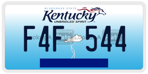 F4F544  license plate in KY
