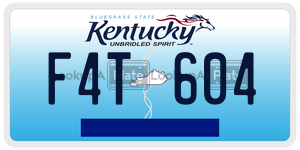 F4T604  license plate in KY