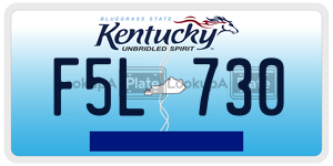 F5L730  license plate in KY