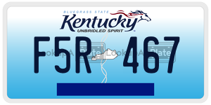 F5R467 license plate in Kentucky